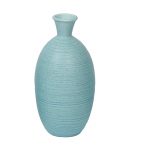 Made to Match - Aqua Ceramic Flower Vase