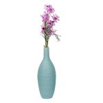 Beautiful Bottle Design Aqua Ceramic Vase