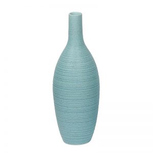 Beautiful Bottle Design Aqua Ceramic Vase