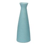 Conventional Jar styled Aqua Ceramic Vase