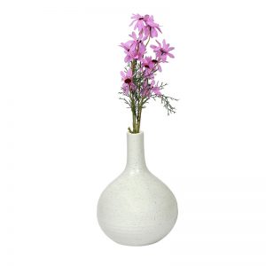 Traditional Design White Ceramic Flower Vase