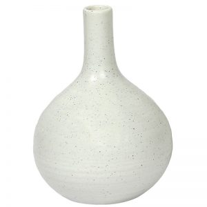 Traditional Design White Ceramic Flower Vase