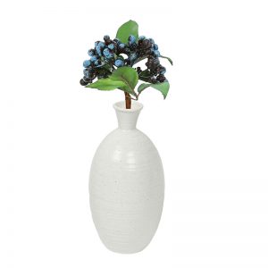 Made to Match - White Ceramic Flower Vase