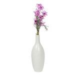 Beautiful Bottle Design White Ceramic Vase