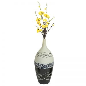 Black & White Uniquely Designed Ceramic Vases