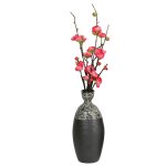 Black Ceramic Vase