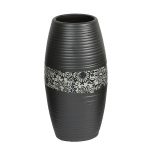 Black Ceramic Vase