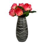 Black Ceramic Vase