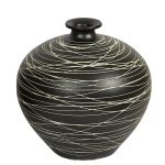 Black Ceramic Vase