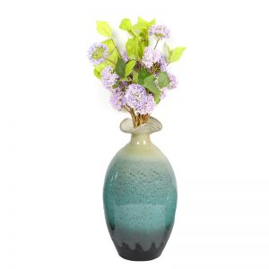 Aqua Ceramic Vases