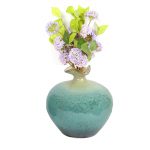 Aqua Ceramic Vases