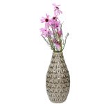 Rusty Finish Brown Ceramic Vase For Home and Office