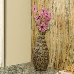 Rusty Finish Brown Ceramic Vase For Home and Office