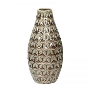 Rusty Finish Brown Ceramic Vase For Home and Office