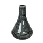 Grey Marble Finish Shiny Ceramic Vase