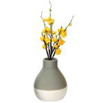 Very Sobre Dual Tone Grey and White Ceramic Vase