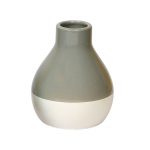 Very Sobre Dual Tone Grey and White Ceramic Vase