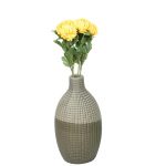 Neo Modern Dual Tone Ceramic Vase Brown and Grey