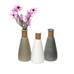 Jute Knotted Handcrafted Ceramic Vase - Set of 3