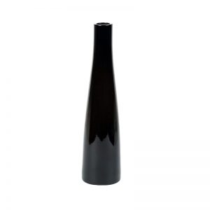 Stylish Semi Opaque Black Vase