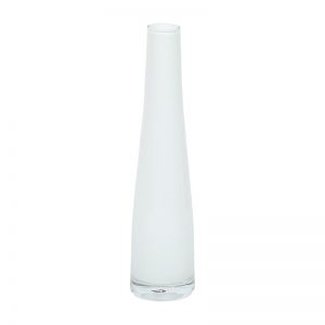 Stylish Semi Opaque White Vase