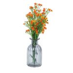 Unique Retro Design Grey Transparent Vase