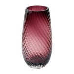 Big Solid Crystal Glass Wine colored Vase