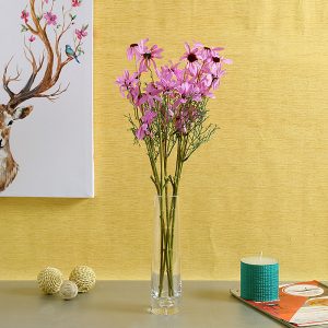 Thick Crystal glass Transparent Flower Vase