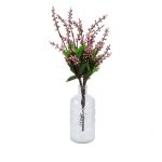 Solid Crystal Glass Bottle Shaped Transparent Vase