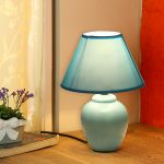 Urban Taste Turquoise Glazed Ceramic Table Lamp