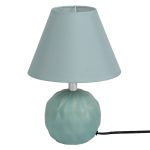 Round Ceramic Green Colour Table Lamp