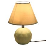 Round Ceramic Green Colour Table Lamp