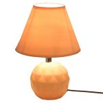 Round Ceramic Pink Colour Table Lamp