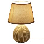 Rusty Finish Grey Ceramic Table Lamp