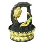 Arch Style Hand Sculpted Buddha Indoor Water Fountain with Light