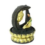 Arch Style Hand Sculpted Buddha Indoor Water Fountain with Light