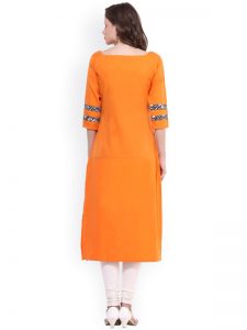 Orange Kurta