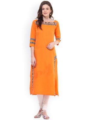 Orange Kurta