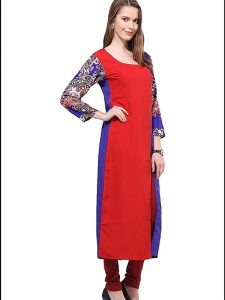 Red & Blue Kurti