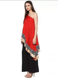 Party Sleeveless Solid Women's Multi color Kurta