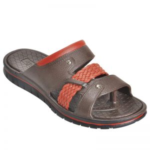 Men's Brown Colour Rubber Sandals