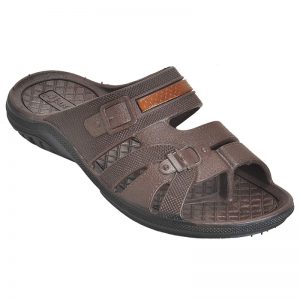 Men's Brown Colour Rubber Sandals