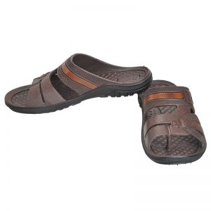 Men's Brown Colour Rubber Sandals