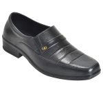 Men's Black Colour Synthetic Leather Formal Shoes