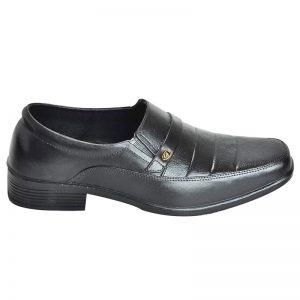 Men's Black Colour Synthetic Leather Formal Shoes