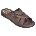 Men's Brown Colour Rubber Sandals