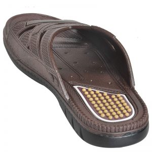 Men's Brown Colour Rubber Sandals