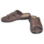 Men's Brown Colour Rubber Sandals