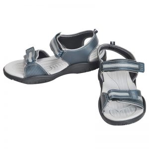 Men's Grey Colour Synthetic Leather Sandals
