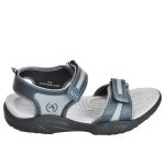 Men's Grey Colour Synthetic Leather Sandals